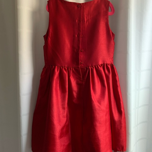 Gymboree girls holiday dress. Dark red sequin size 7. All dressed up. Like new - Picture 4 of 5
